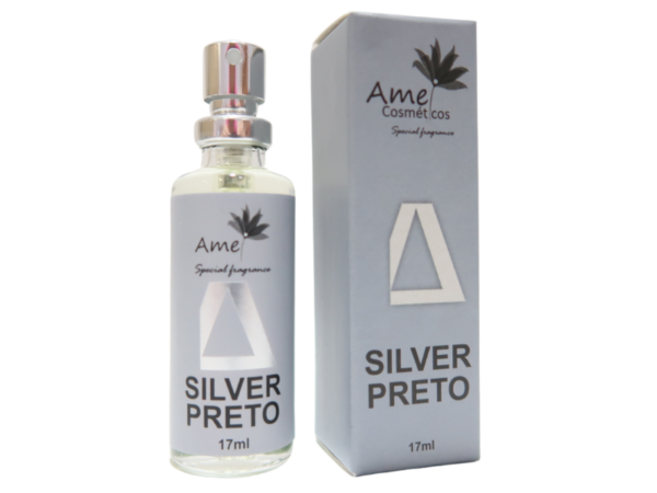 Perfume Masculino Silver Preto - Pequeno